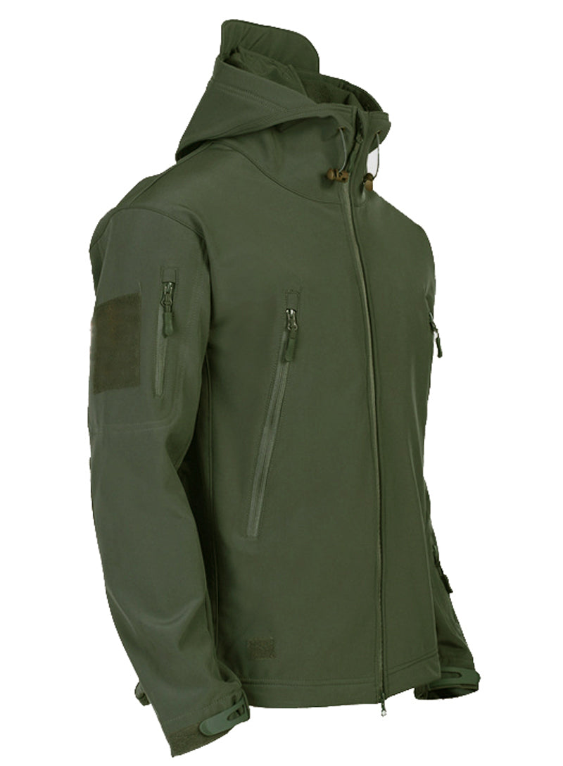 Liam | Vattentät Softshell Jacka Herr med Huva och Flera Fickor 6