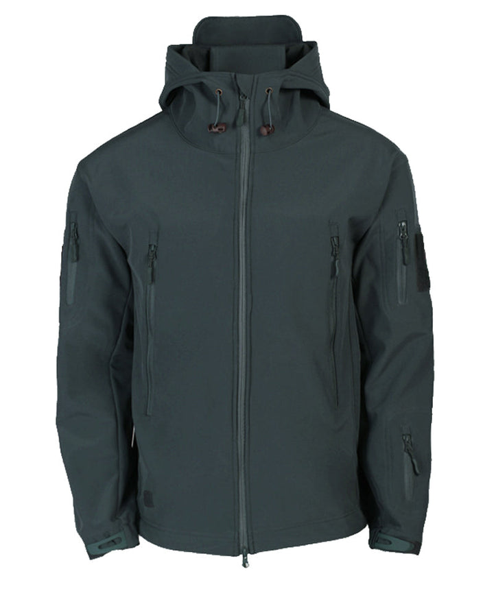 Liam | Vattentät Softshell Jacka Herr med Huva och Flera Fickor 7