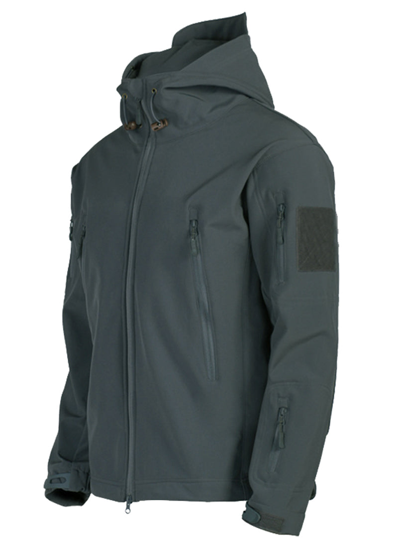 Liam | Vattentät Softshell Jacka Herr med Huva och Flera Fickor 8
