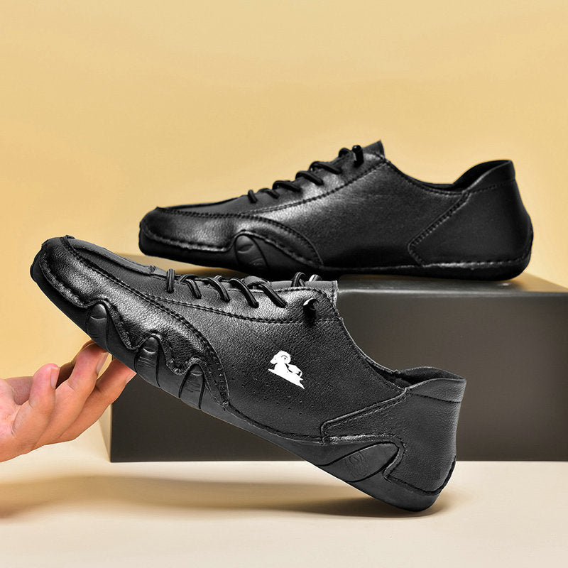 Lucas | Bekväm Låg Slip-On Skor med Elastiska Band 0