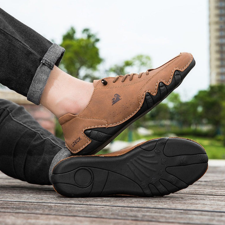 Lucas | Bekväm Låg Slip-On Skor med Elastiska Band 3