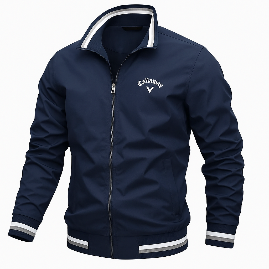 Lucas | Elegant Höst Blousonjacka med Ribbad Kant 0