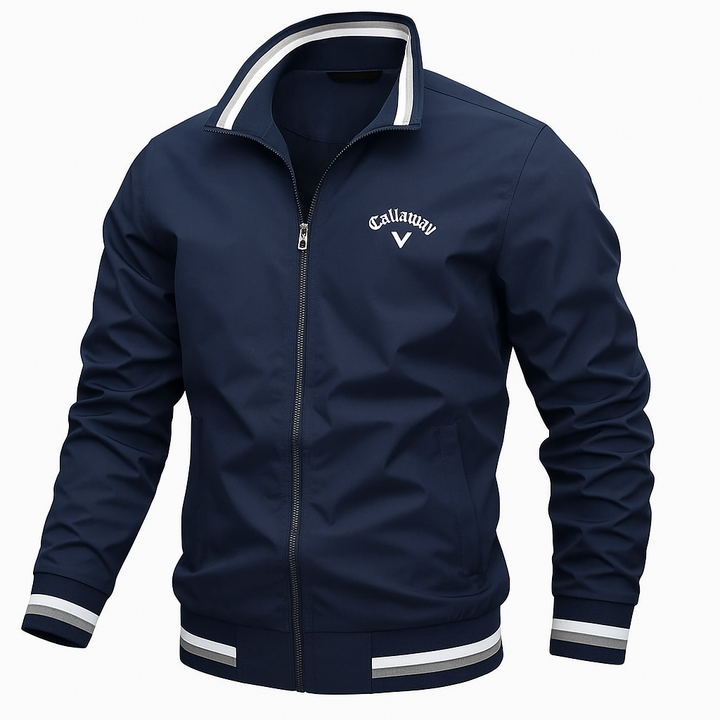 Lucas | Elegant Höst Blousonjacka med Ribbad Kant 0