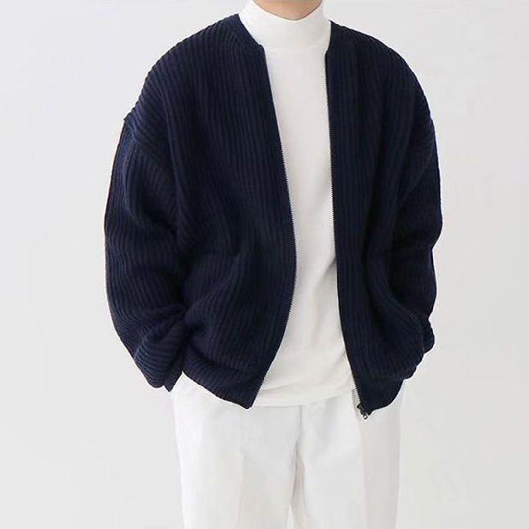 Mångsidig Cardigan Män med Dragkedja | Trendig Design för Ultimat Komfort 5