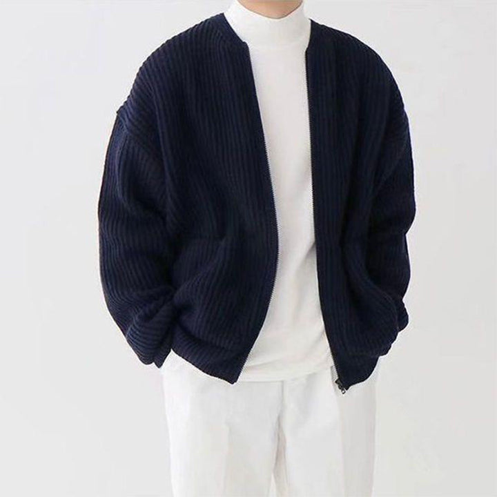 Mångsidig Cardigan Män med Dragkedja | Trendig Design för Ultimat Komfort 5