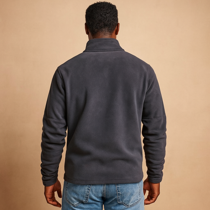 Mångsidig Fleece | Fleecetröja med Halv Dragkedja för Män | Mjuk och Lätt för Kalla Dagar 1
