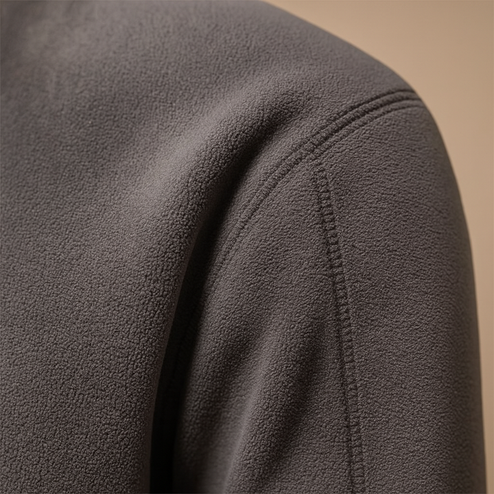 Mångsidig Fleece | Fleecetröja med Halv Dragkedja för Män | Mjuk och Lätt för Kalla Dagar 2
