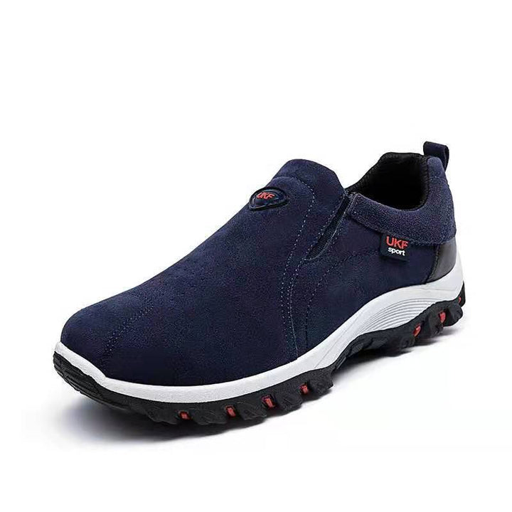 Mäns Slip-On Skor | Andningsbara Material med Anti-Slip Sula | Bekväm Design för Dagligt Bruk 4