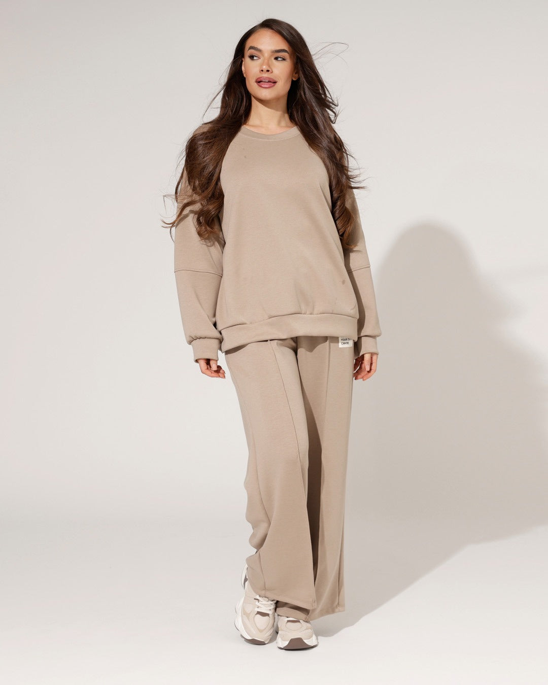 Mason | Avslappnad Loungewear Set med Vida Byxor och Lös Tröja 2