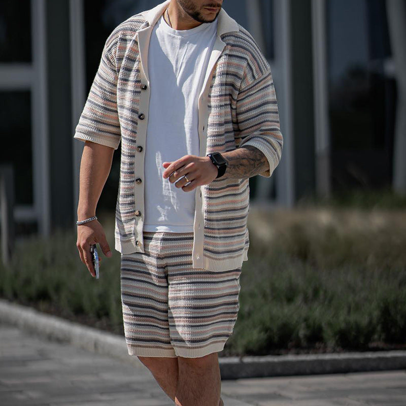 Mason | Avslappnat Sommar Tvådelat Shorts Set 1