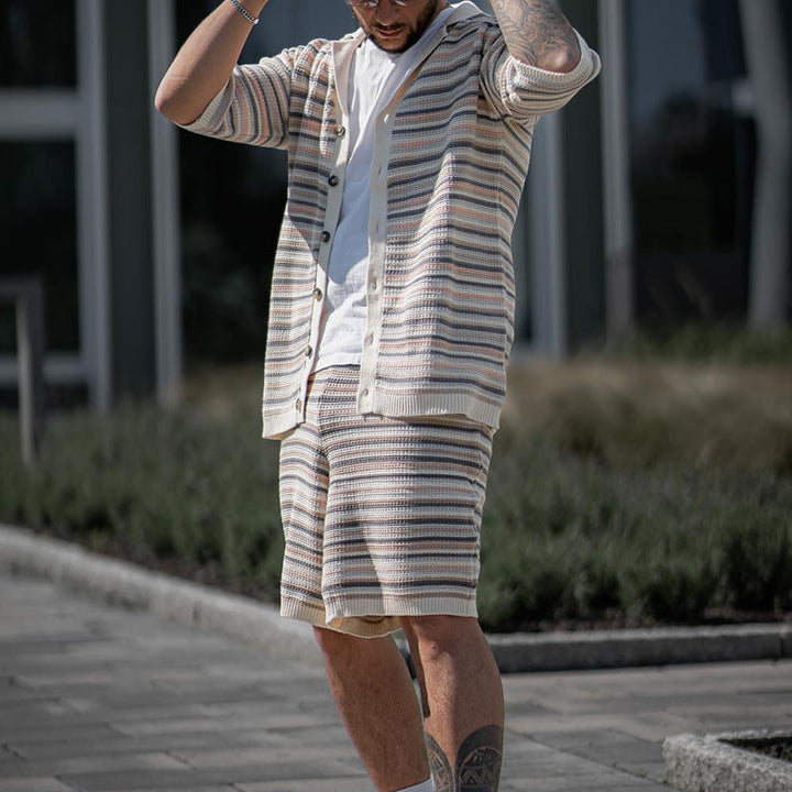 Mason | Avslappnat Sommar Tvådelat Shorts Set 2