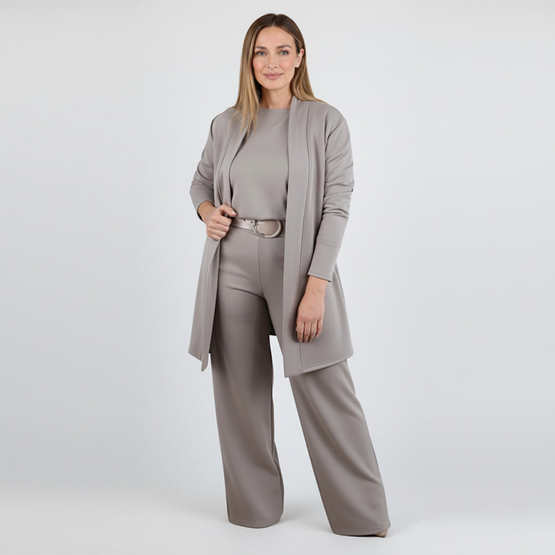 Mason | Chic Tredelat Set med Kofta och Byxor 0