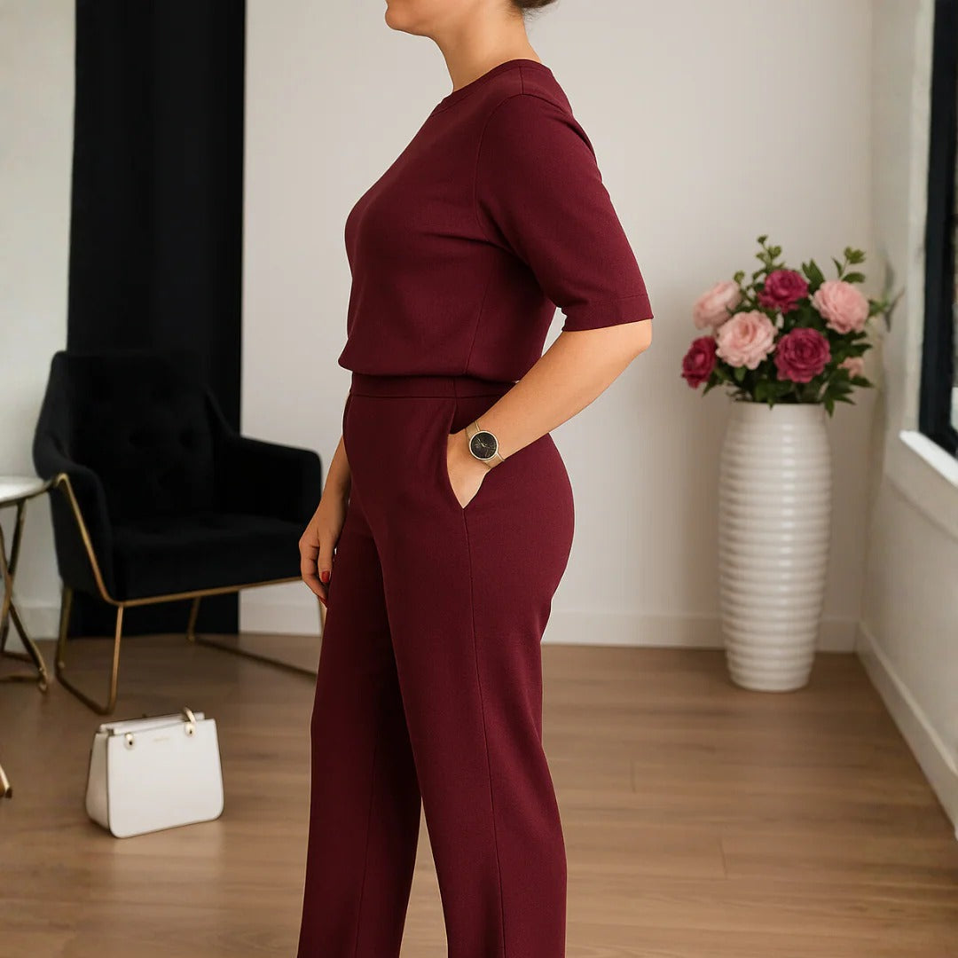 Mason | Chic Tredelat Set med Kofta och Byxor 7