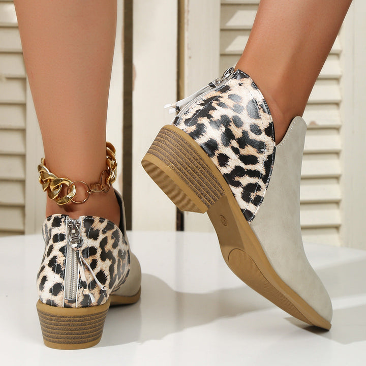 Mason | Elegant Leopard Print Ankle Boots 2