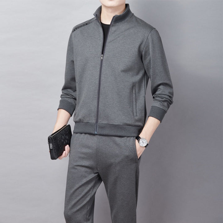 Mason | Elegant Tvådelad Sportset med Zip-Up Jacka 0