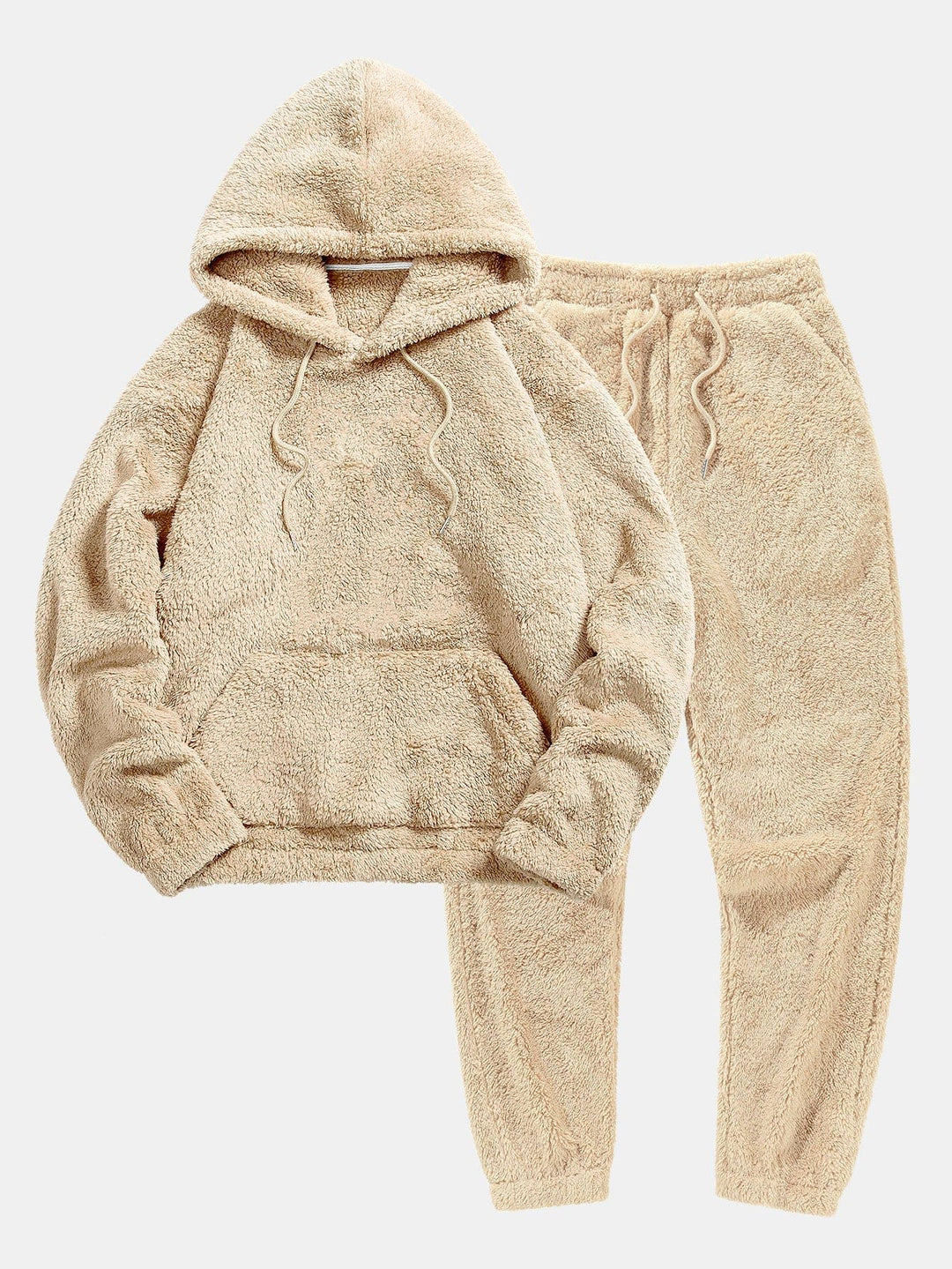Mason | Mjuk Teddy Hoodie och Jogger Set för Avslappnad Stil 0