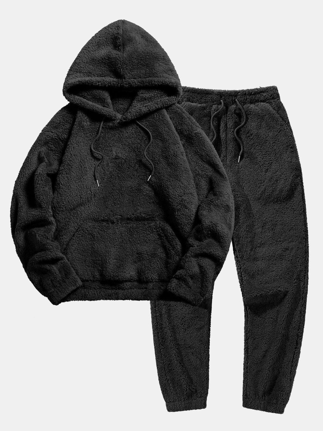 Mason | Mjuk Teddy Hoodie och Jogger Set för Avslappnad Stil 1