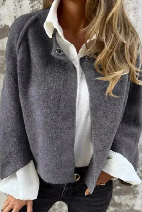 Mason | Modern Kortsleeve Jacka med Utsvängda Ärmar för Våren 3