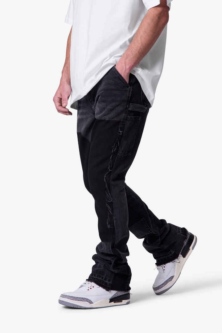 Mason | Slim Fit Flare Jeans med Paneldesign 0
