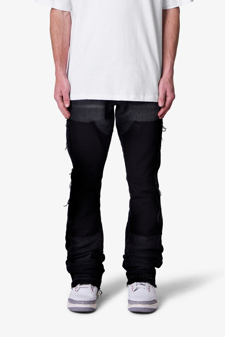 Mason | Slim Fit Flare Jeans med Paneldesign 2