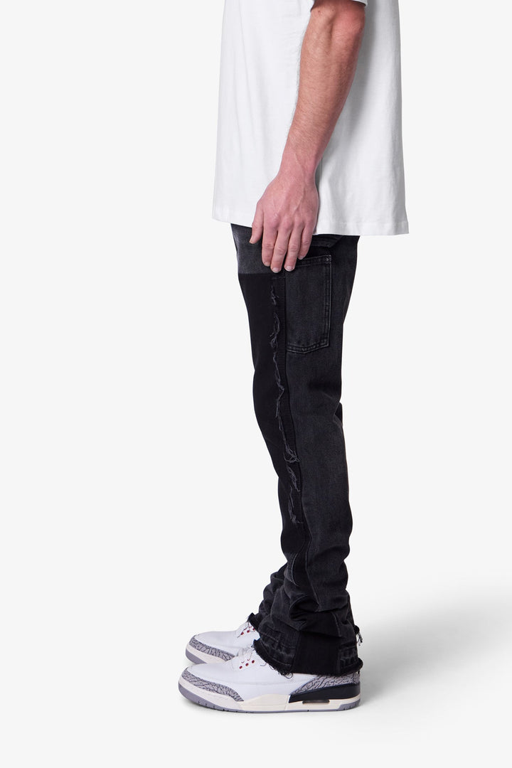 Mason | Slim Fit Flare Jeans med Paneldesign 4