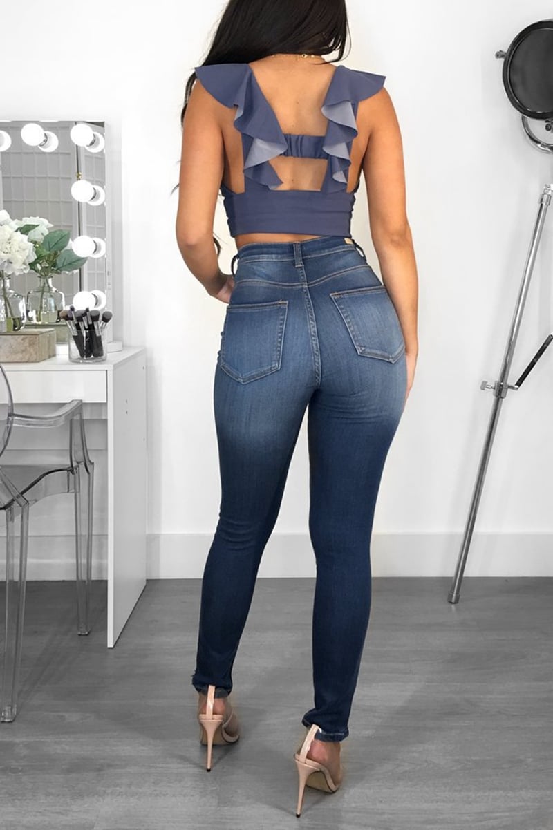 Mason | Slim Fit Höftlyftande Jeans för Elegant Silhuett 1