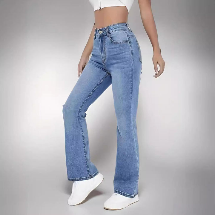 Mason | Slim Fit Hög Midja Jeans Med Stretch 1