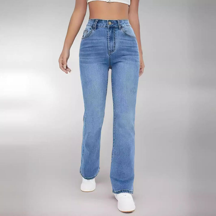 Mason | Slim Fit Hög Midja Jeans Med Stretch 2