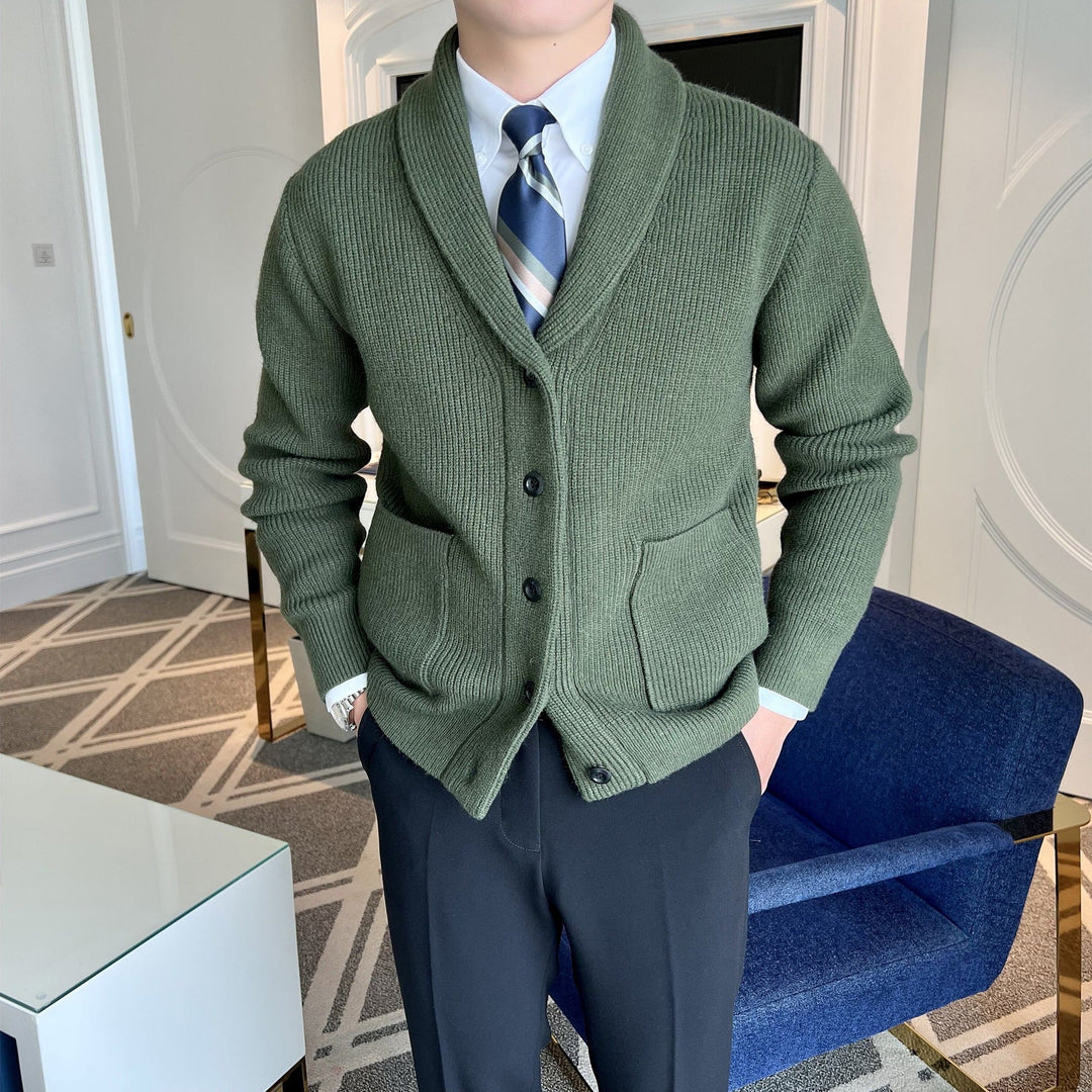 Mason | Tjock Slim Fit Vinterkofta med V-Ringning 2