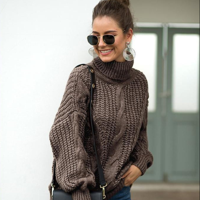 Maya | Elegant Stickad Polotröja Dam i Mohairblandning 3