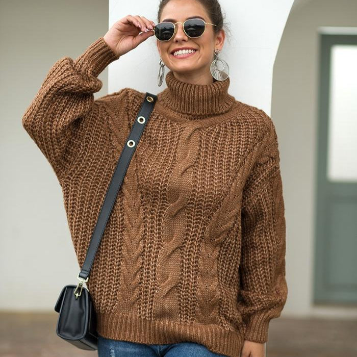 Maya | Elegant Stickad Polotröja Dam i Mohairblandning 7
