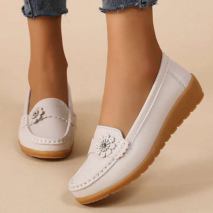 Mia | Bekväma Slip-On Sandaler Dam med Stöd och Låg Kilklack 2