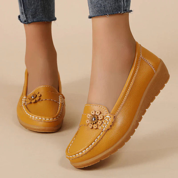 Mia | Bekväma Slip-On Sandaler Dam med Stöd och Låg Kilklack 3