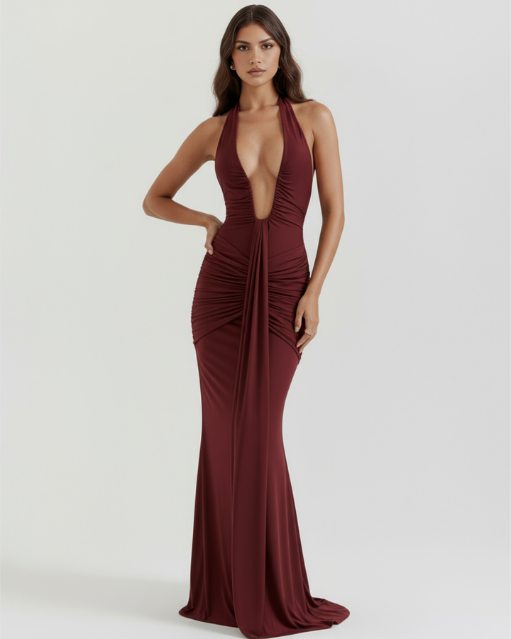 Mia | Dramatic Elegant Maxi Dress 3
