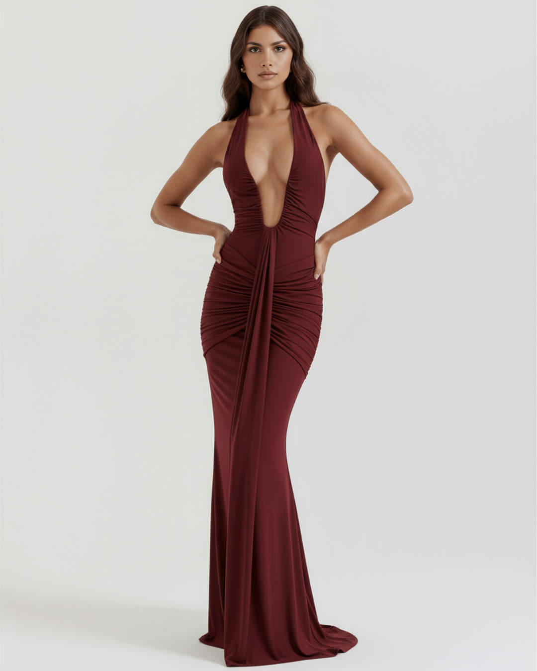 Mia | Dramatic Elegant Maxi Dress 5