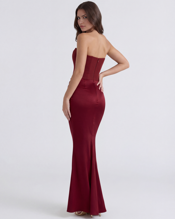 Mia | Elegant Almond Muse Klänning 6