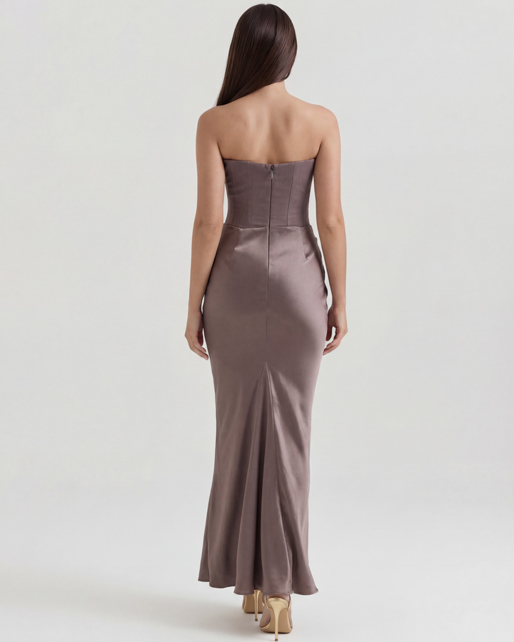 Mia | Elegant Almond Muse Klänning 6