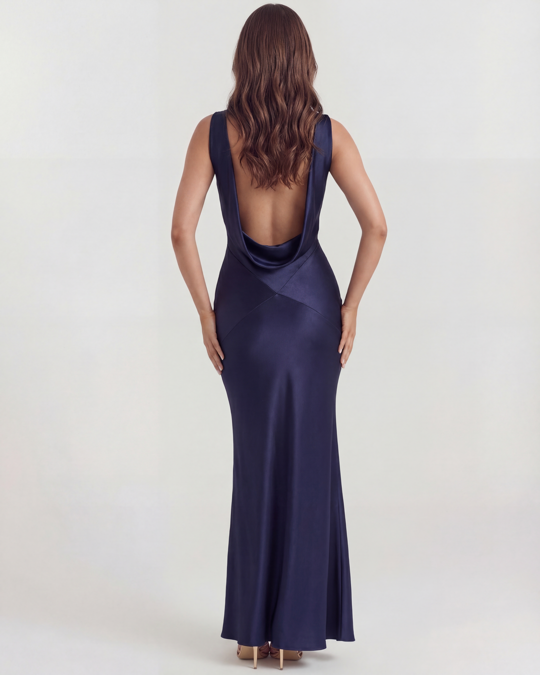 Mia | Elegant Draperad Maxiklänning 5