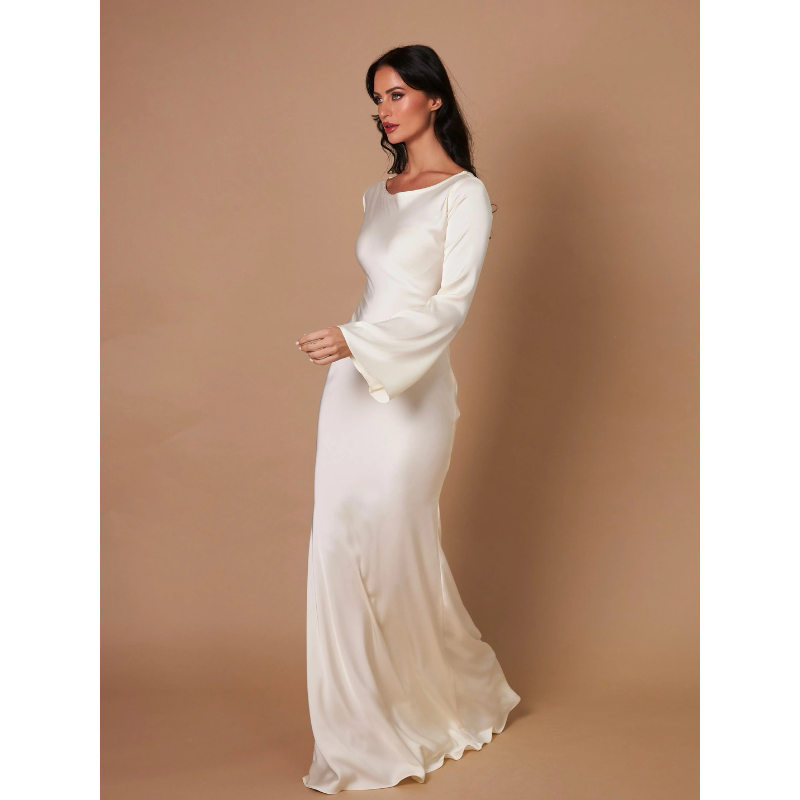 Mia | Elegant Flödande Maxiklänning 3