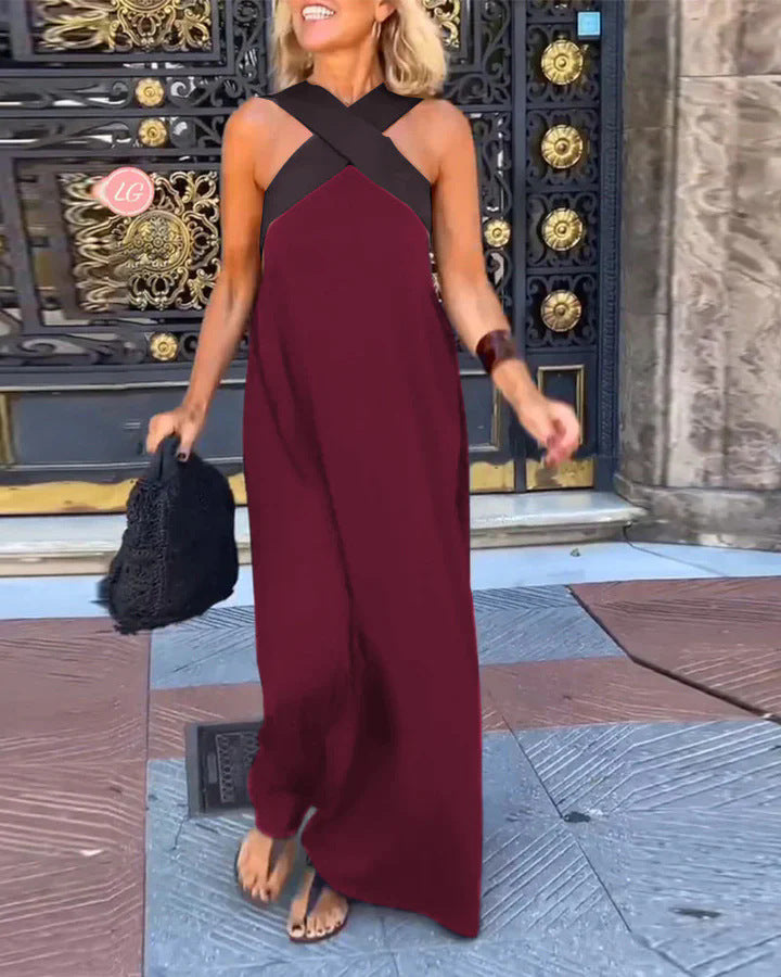 Mia | Elegant Omlott Maxiklänning för Damer 7