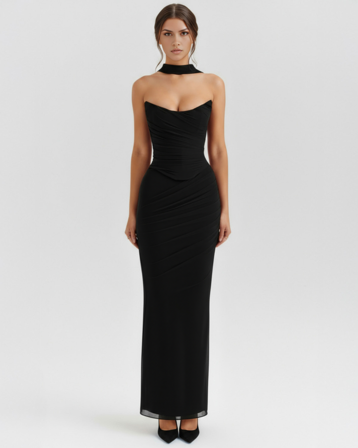 Mia | Elegant Tre-delad Maxi Set 0