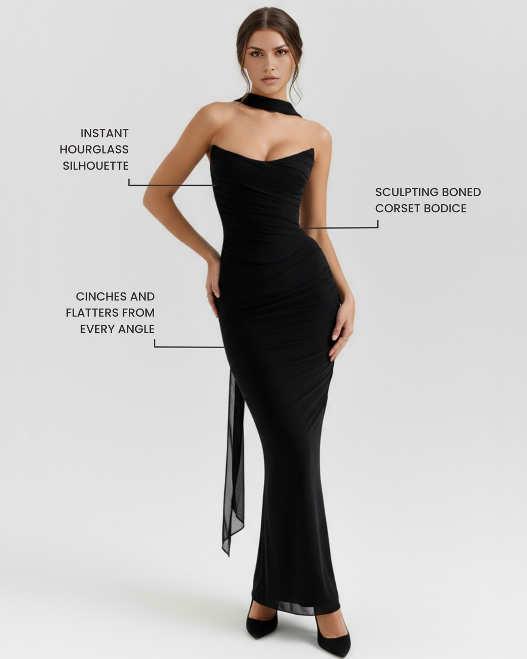 Mia | Elegant Tre-delad Maxi Set 1