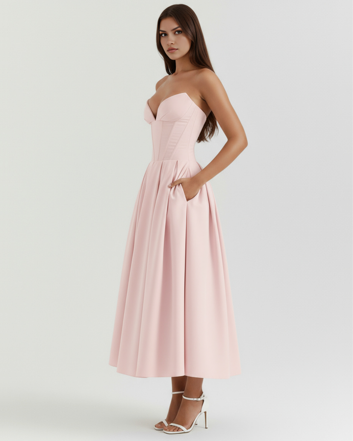 Mia | Elegant Voluminös Klänning För Speciella Tillfällen 5