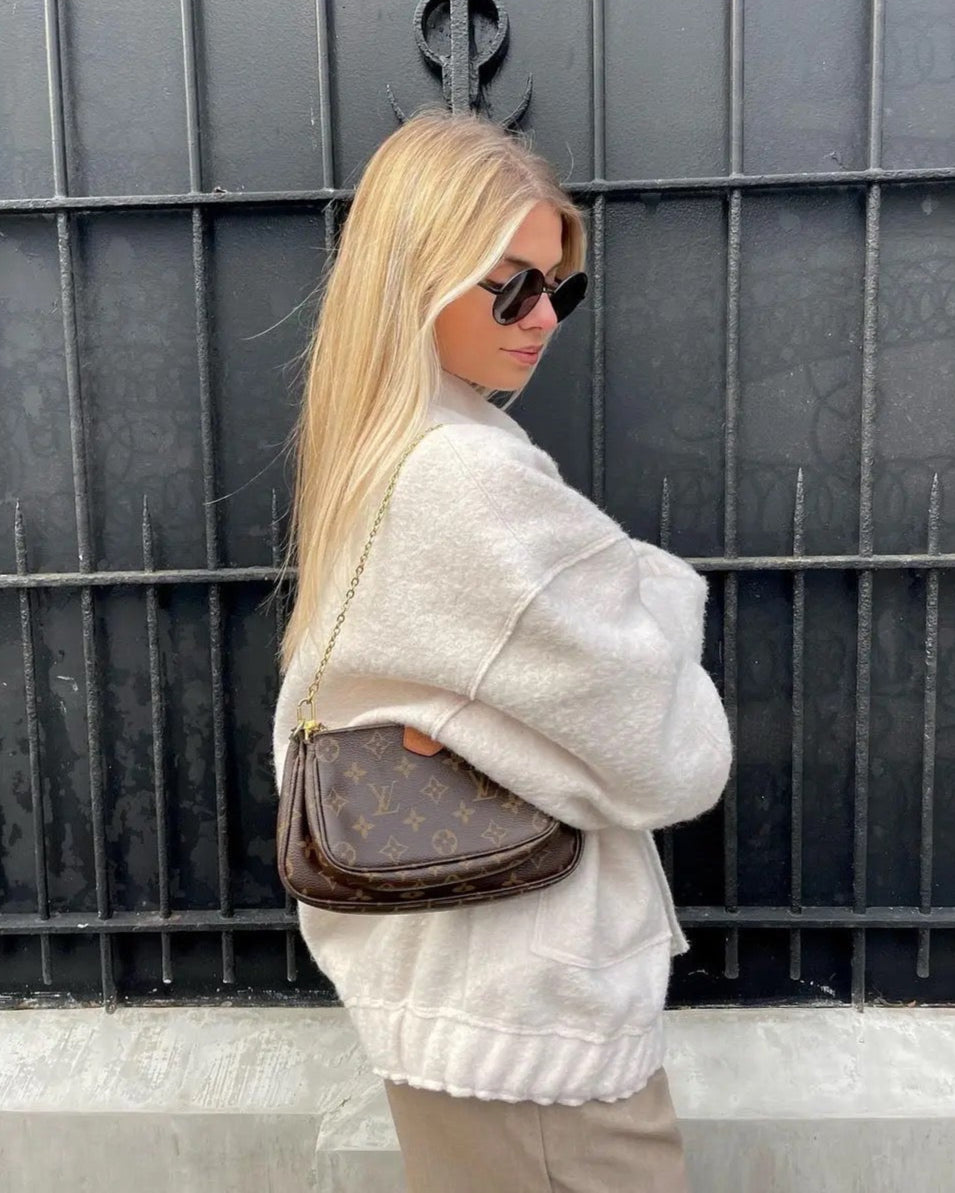 Mia | Oversized Vårjacka i Tweeddesign för Dam 4