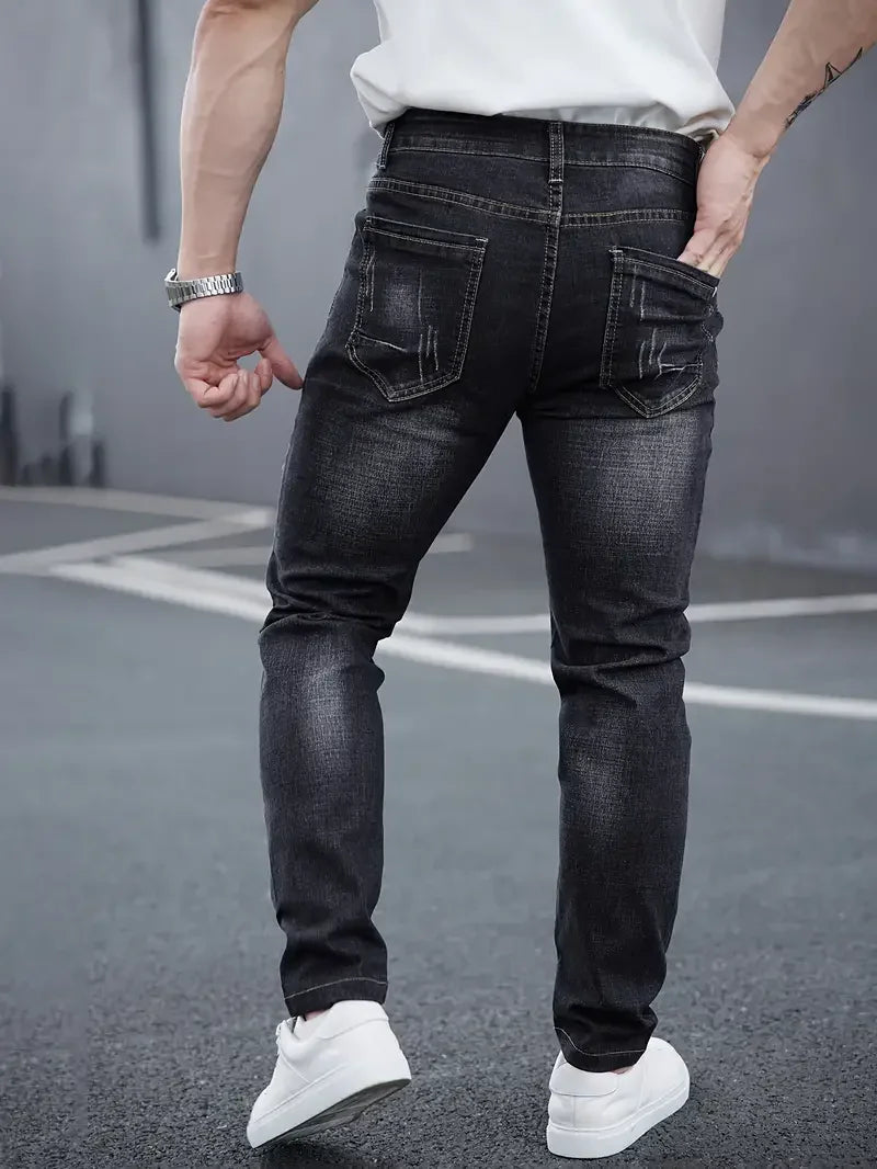 Mia | Slim Fit Jeans Med Medelhög Midja och Elegant Design 2