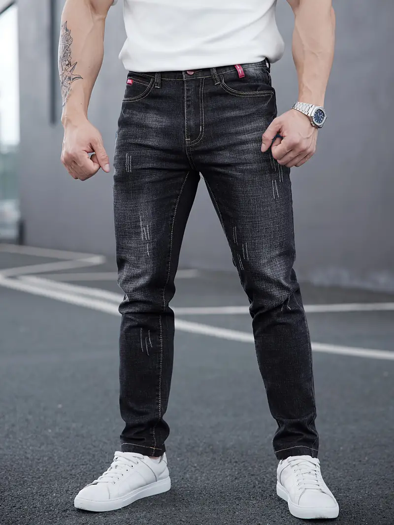 Mia | Slim Fit Jeans Med Medelhög Midja och Elegant Design 3