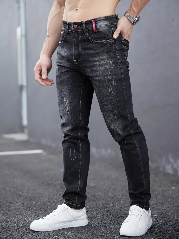 Mia | Slim Fit Jeans Med Medelhög Midja och Elegant Design 4