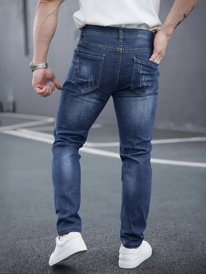 Mia | Slim Fit Jeans Med Medelhög Midja och Elegant Design 5