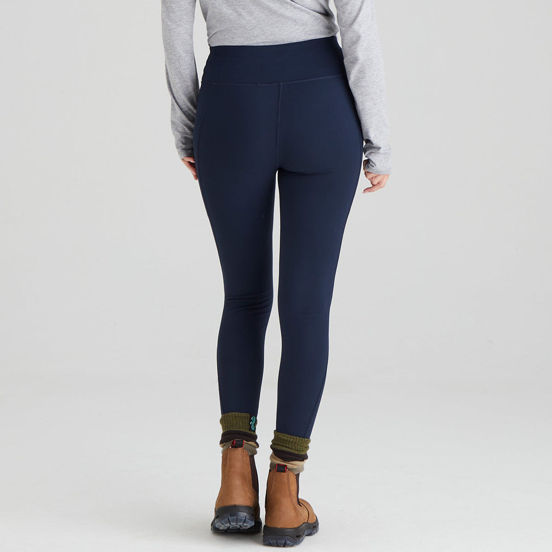 Mia | Slim Fit Mellanvikt Leggings med Dragsko och Fickor 2