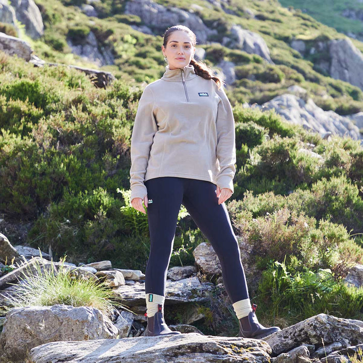 Mia | Slim Fit Mellanvikt Leggings med Dragsko och Fickor 3